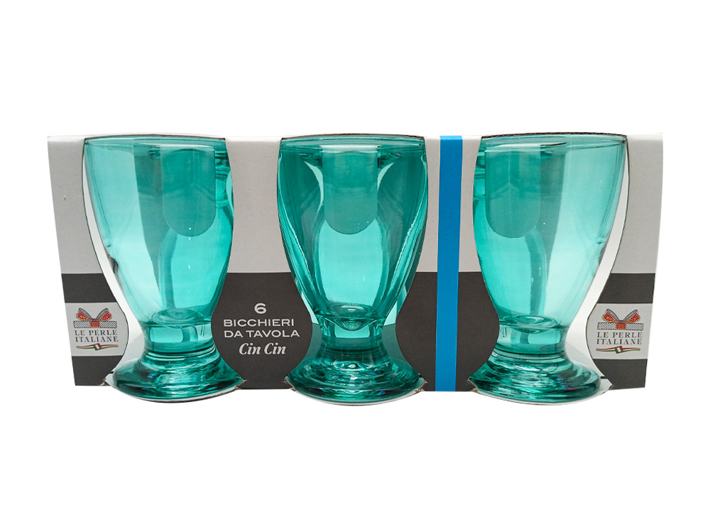 BICCHIERI 6PZ CIN-CIN TIFFANY
