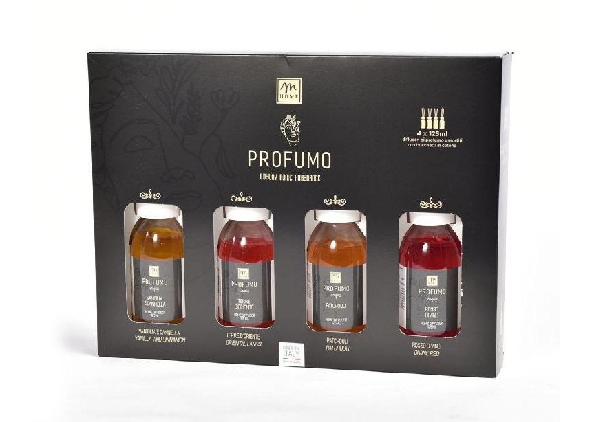 Set 4 Diffusore di essenza 125 ml