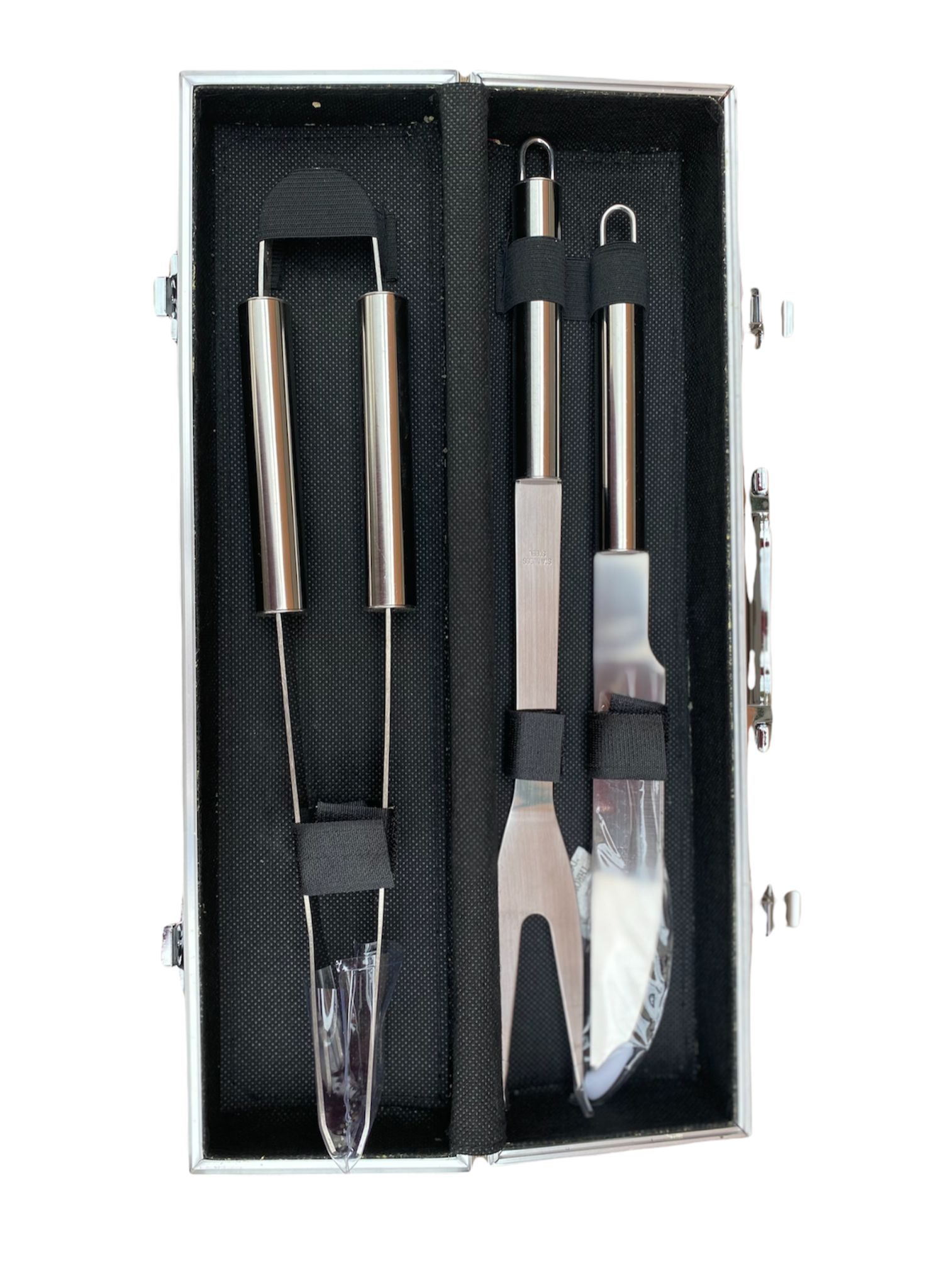 Set barbecue con valigetta