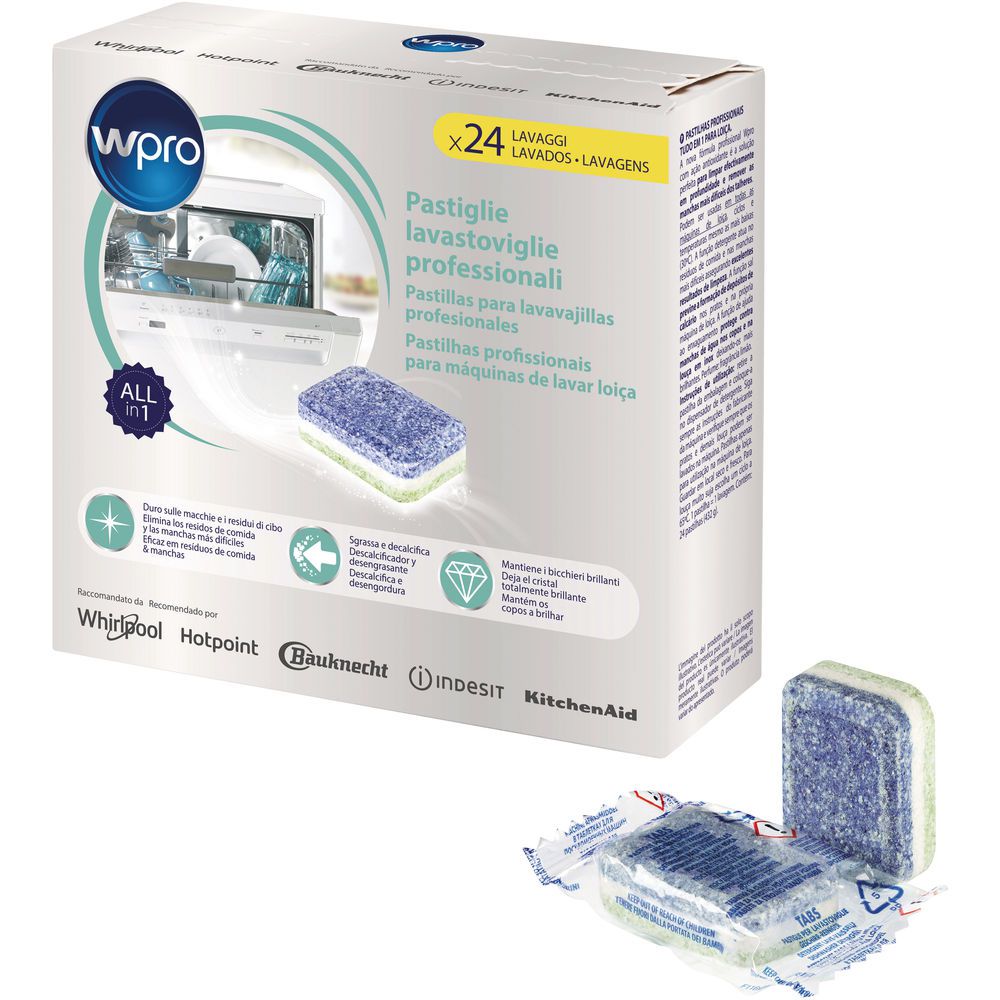 Detersivo tavolette Wpro lavastoviglie