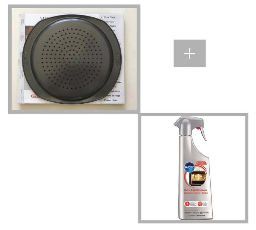Piatto pizza + detergente kit Wpro
