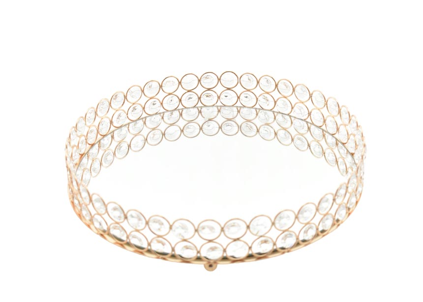 Vassoio tondo large oro