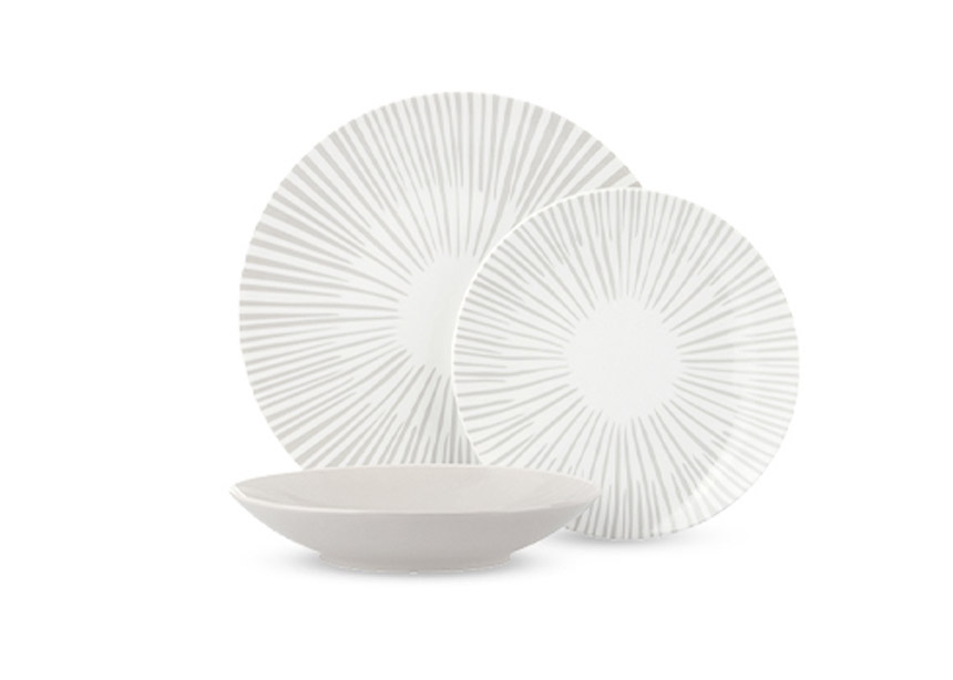 Piatti set 18 pezzi WHITE