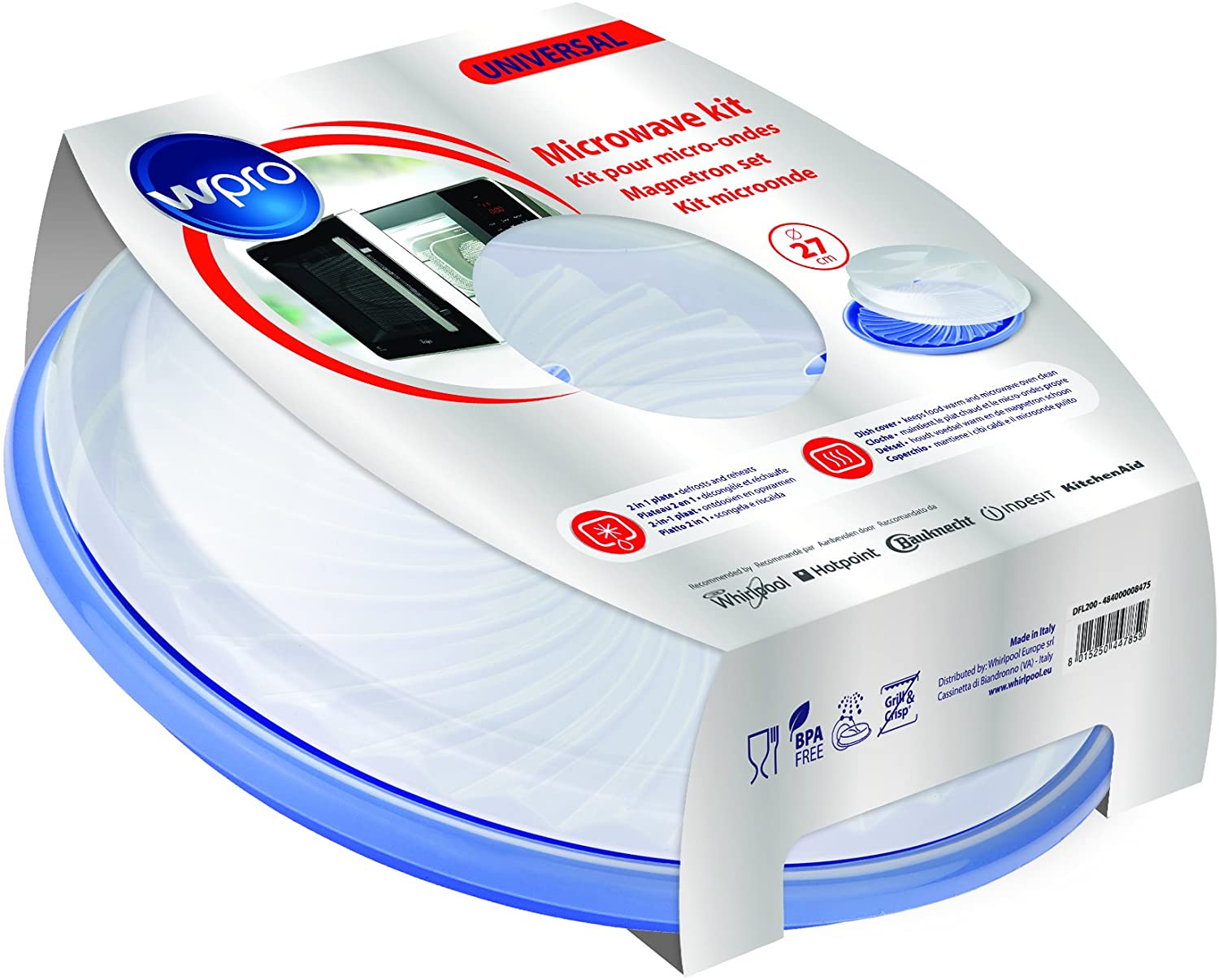 Piatto scongelante e coperchio Whirlpool