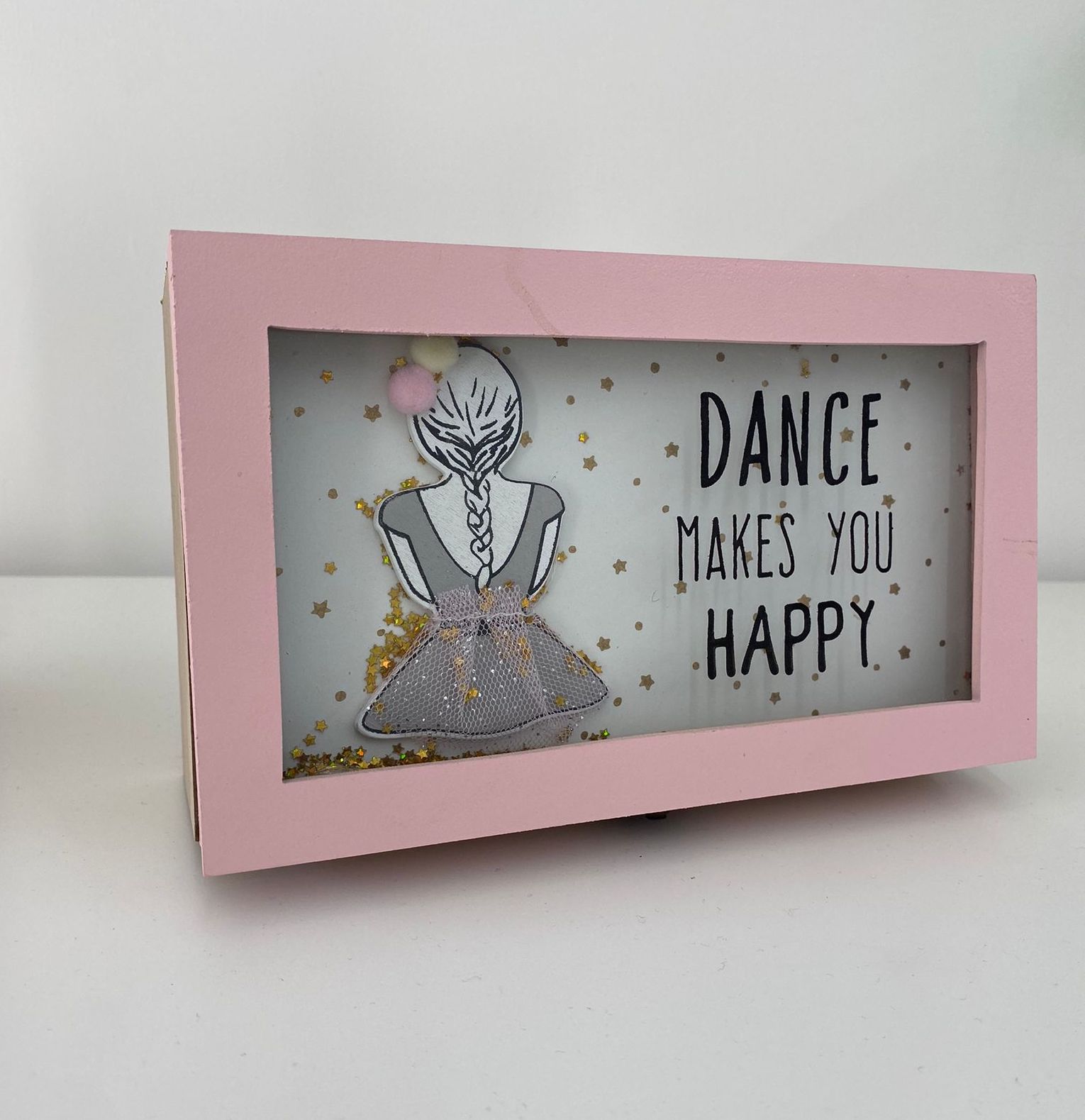 Portagioie cofanetto DANCE in legno rettangolare